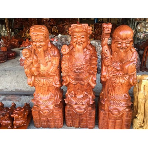 Bộ Tam Đa Gỗ Hương Cao 50Cm Shop Gỗ Hương